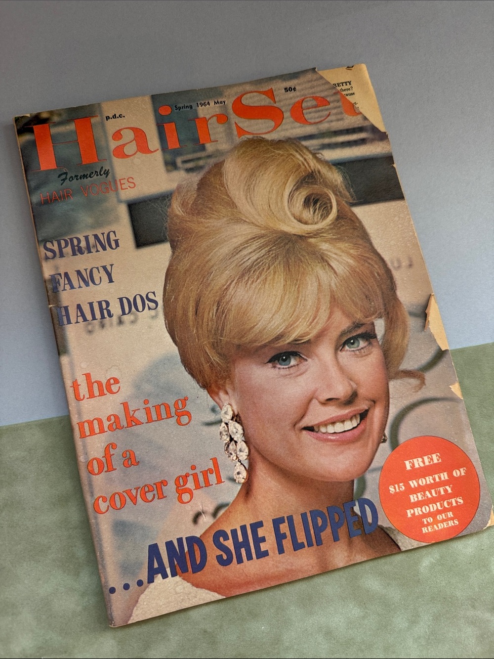 Hair Set Vintage 1964 Magazine early 60’s hairstyles cute